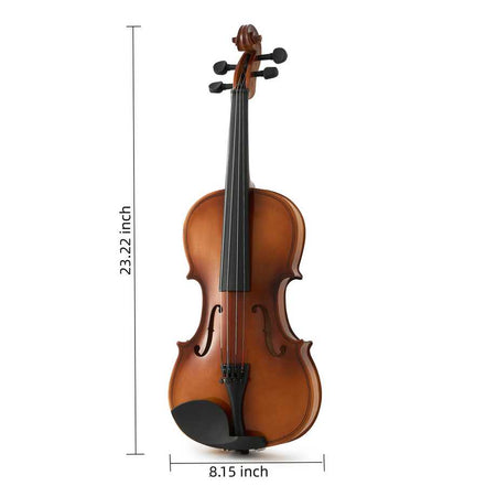 Full size violin with bow and case