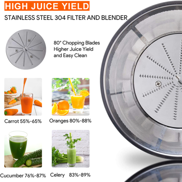 800W Home Use Multi-function Electric Juicer with 3" Feed Chute for Whole Fruits and Veg,Centrifugal Juicer with 30 oz. Juice Jug,BPA-Free, Easy to Clean