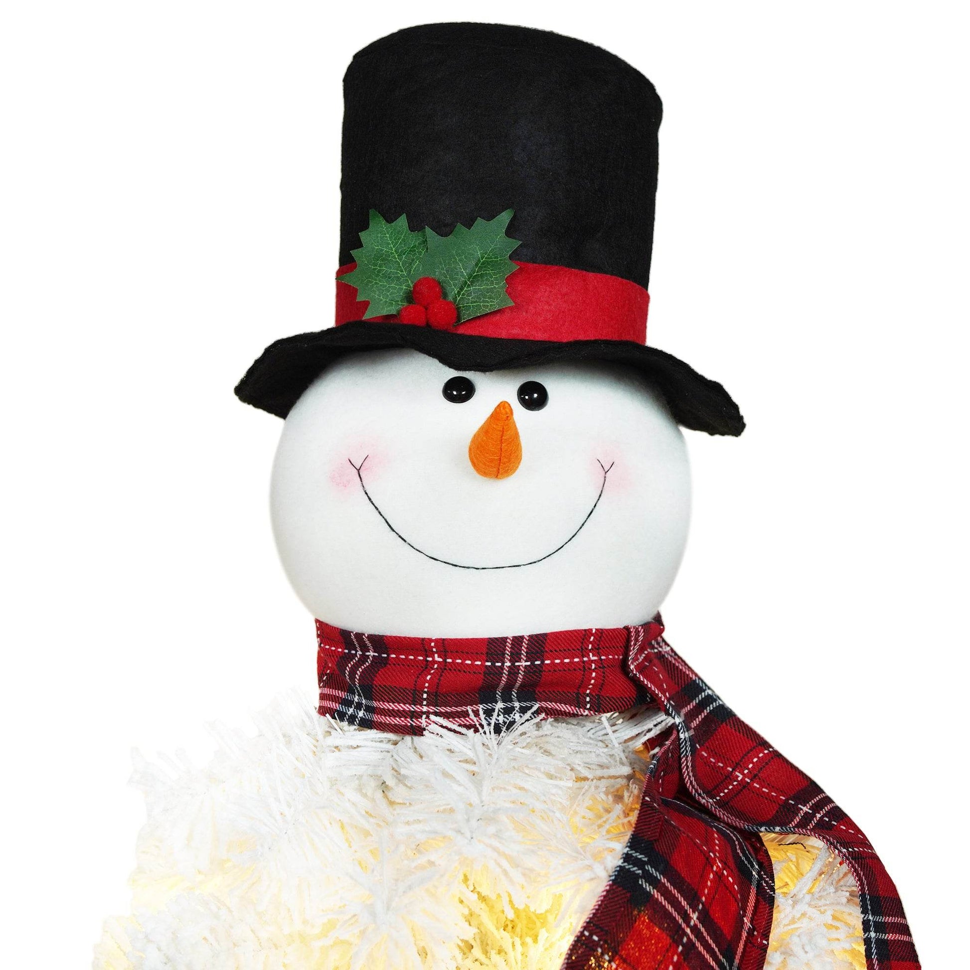 4ft Snowman Christmas Tree -Shaped Christmas Tree with Light