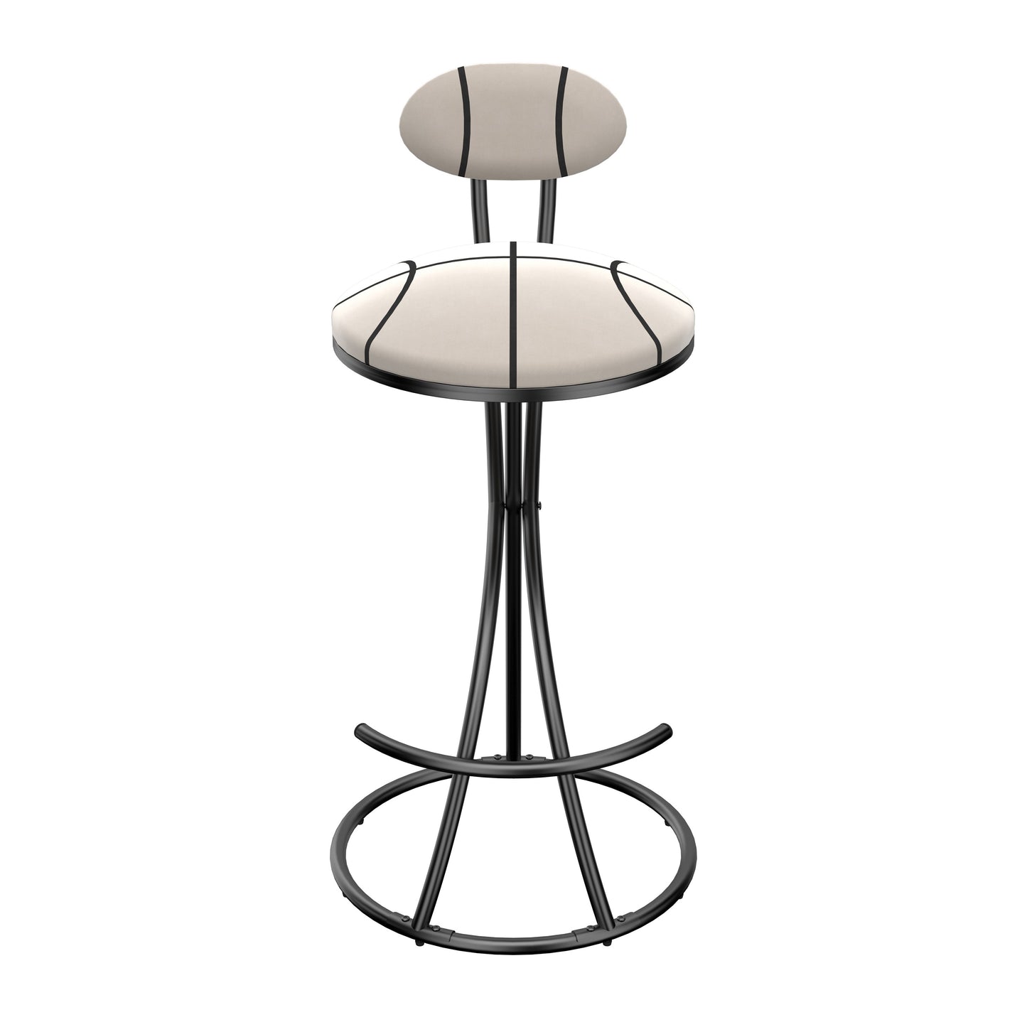 Upholstered Bar Stools Set of 2 Striped Counter Height Barstools Modern Velvet Dining Chairs for Kitchen Island, Living Room (Black & Stripe)