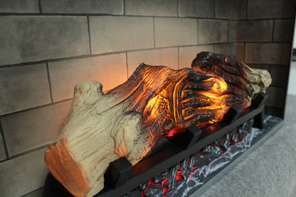 28 inch Electric Fireplace Insert, multicolored flames
