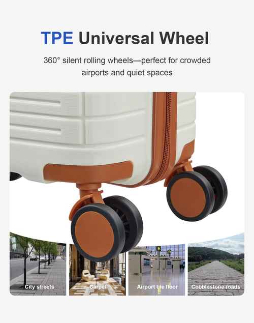 TSA custom lock with a three-digit combination, integrated into a white suitcase, providing secure and travel-friendly protection