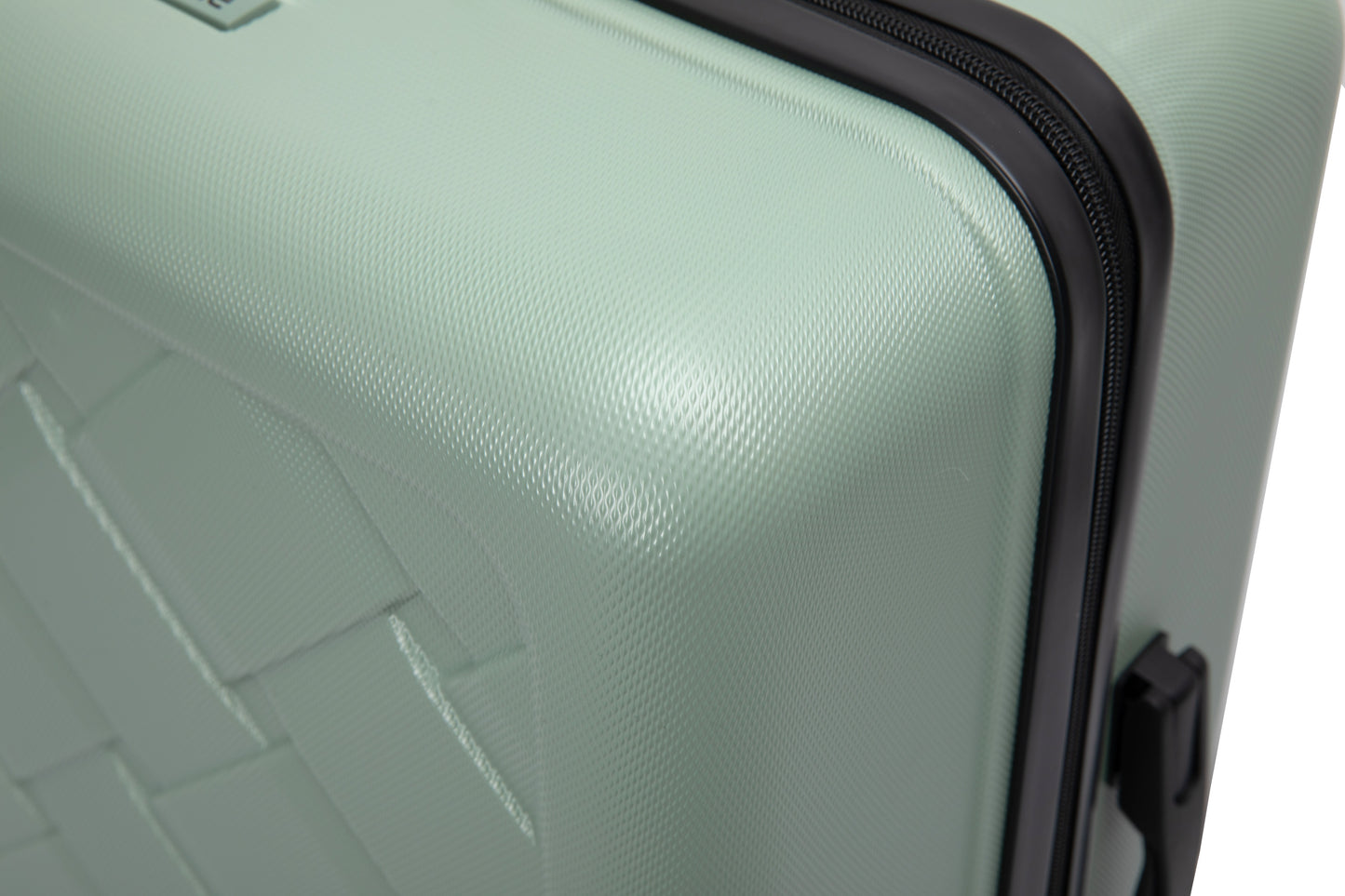 Hardshell Suitcase with Spinner Wheels ABS Luggage Sets Lightweight Durable Suitcase,8-Piece Set (20/24/28+portable handbag + 4 pieces storage bag set) , GREEN