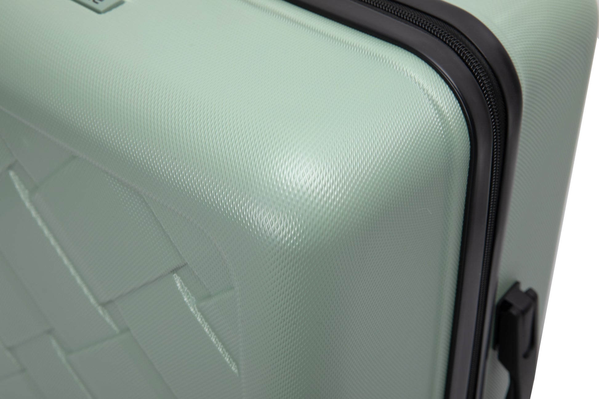 Hardshell Suitcase with Spinner Wheels ABS Luggage Sets Lightweight Durable Suitcase,8-Piece Set (20/24/28+portable handbag + 4 pieces storage bag set) , GREEN