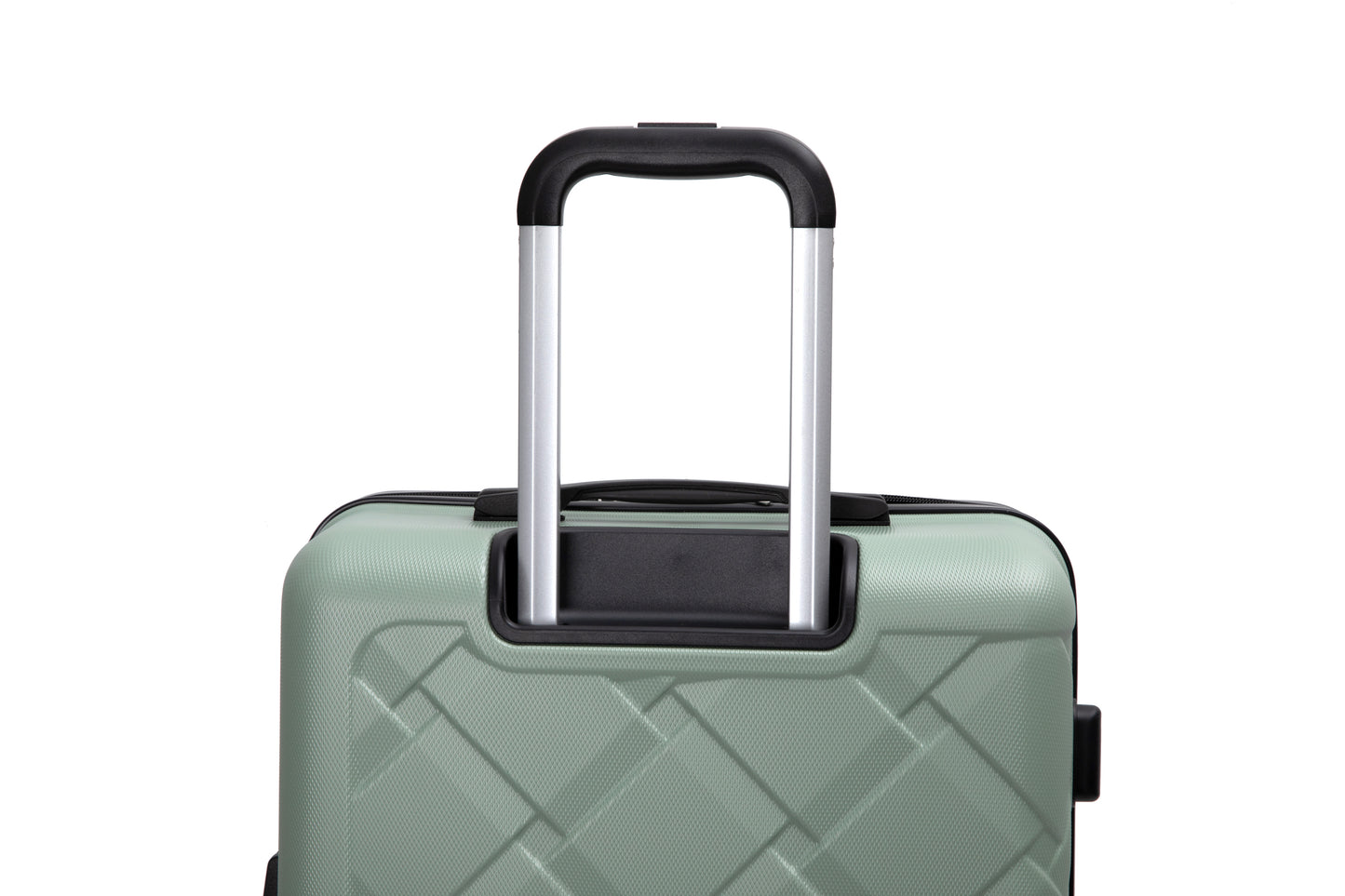 Hardshell Suitcase with Spinner Wheels ABS Luggage Sets Lightweight Durable Suitcase,8-Piece Set (20/24/28+portable handbag + 4 pieces storage bag set) , GREEN