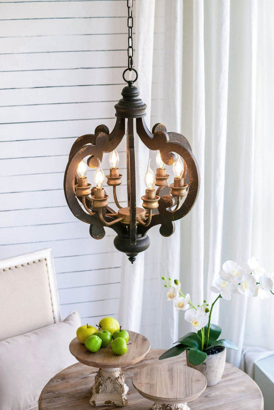 MLNshops Farmhouse Chandelier Lighting for Charming Decor