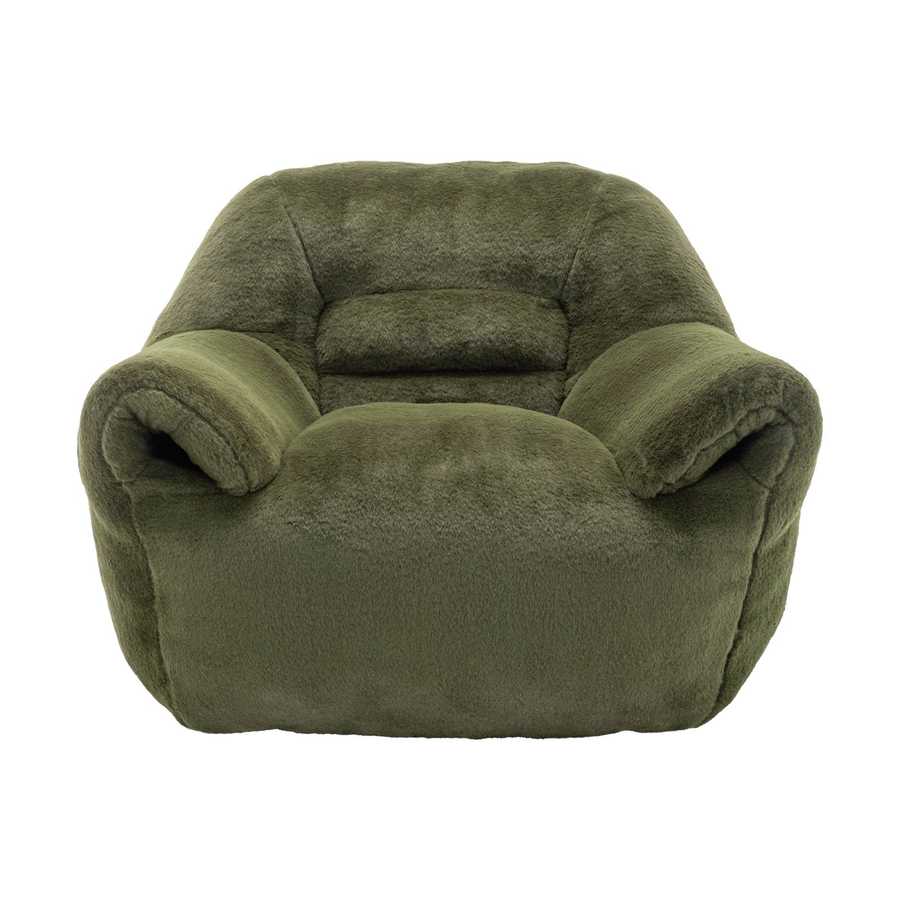 MLNshops Faux Fur Bean Bag Chair for Cozy Comfort