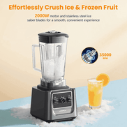 2000W High-Speed Kitchen Blender - Smoothies, Ice, Frozen Fruit