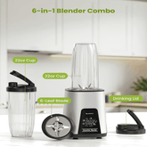 Compact Personal Blender for Shakes and Smoothies - BPA Free