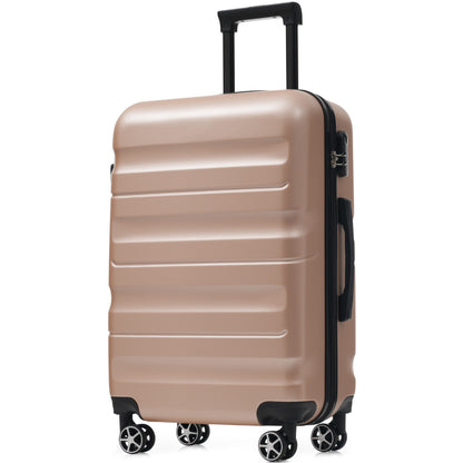 Hardshell ABS Luggage Set - Lightweight & Durable Suitcases with Dual Spinner Wheels, Carry-On & Check-In Sizes for Travel & Business