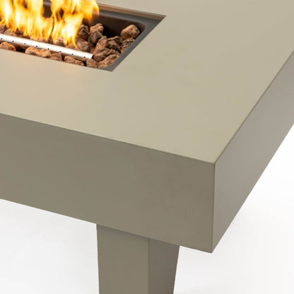 MLNshops 42 Inch Iron Fire Pit Table for Outdoor Heating