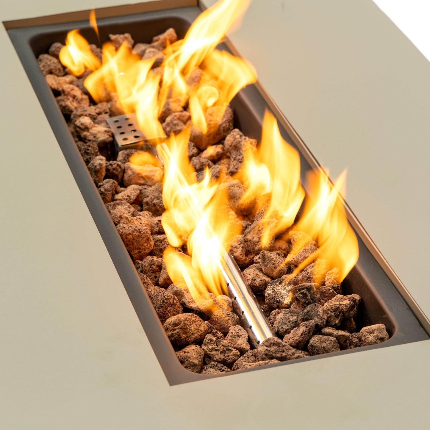 MLNshops 42 Inch Iron Fire Pit Table for Outdoor Heating