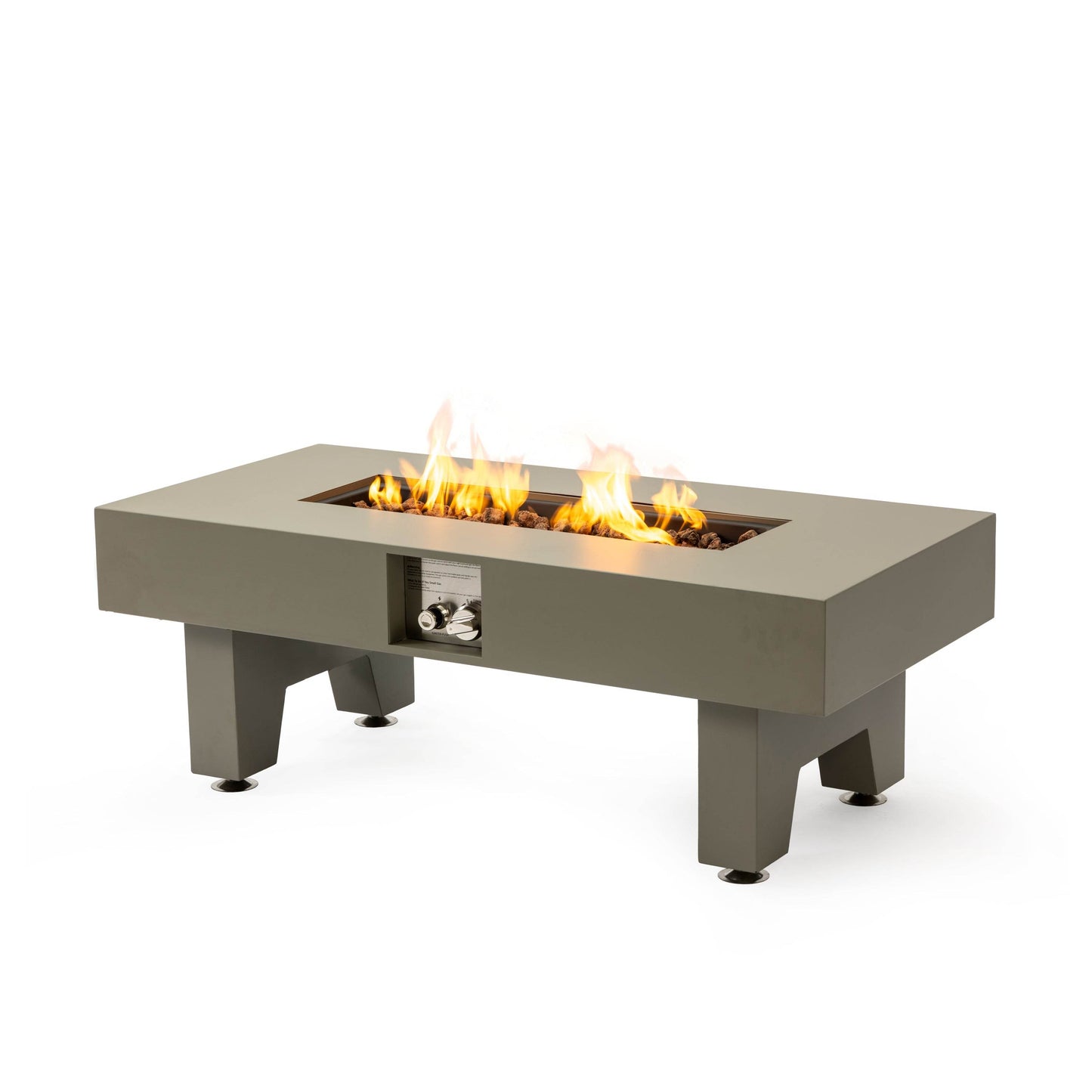 MLNshops 42 Inch Iron Fire Pit Table for Outdoor Heating