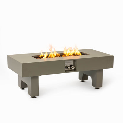 MLNshops 42 Inch Iron Fire Pit Table for Outdoor Heating Default