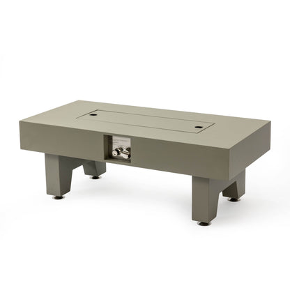 MLNshops 42 Inch Iron Fire Pit Table for Outdoor Heating