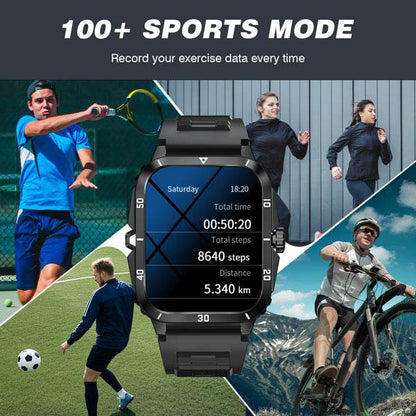 mlnshops full screen touch sports smartwatch - Bluetooth