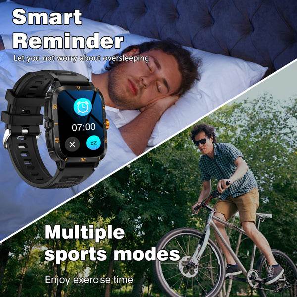 mlnshops full screen touch sports smartwatch - Bluetooth