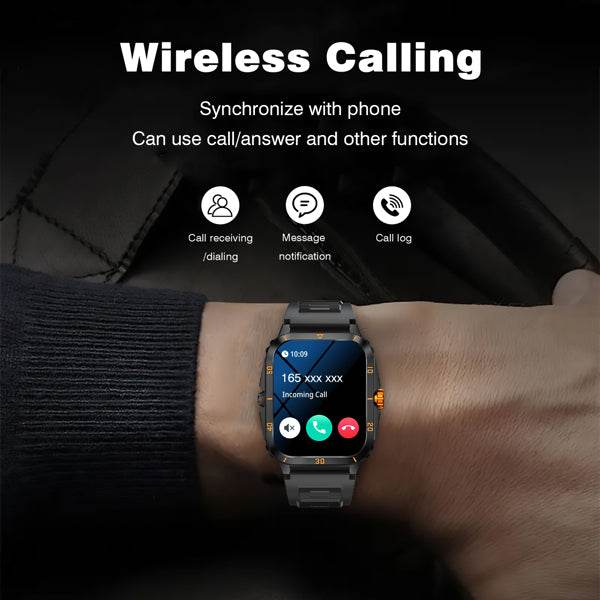 mlnshops full screen touch sports smartwatch - Bluetooth