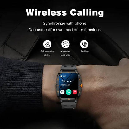 mlnshops full screen touch sports smartwatch - Bluetooth