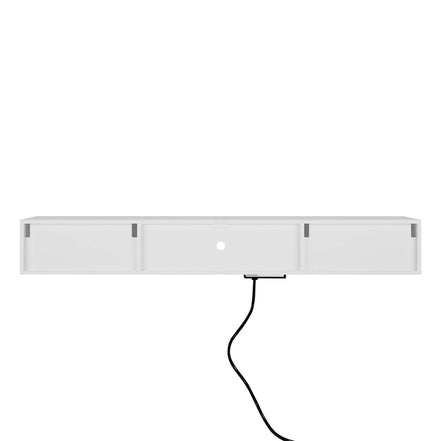 MLNshops Floating TV Stand with LED Lights - Modern Wall Shelf