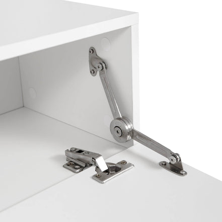 MLNshops Floating TV Stand with LED Lights - Modern Wall Shelf