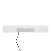MLNshops Floating TV Stand with LED Lights - Modern Wall Shelf