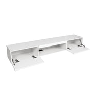 MLNshops Floating TV Stand with LED Lights - Modern Wall Shelf