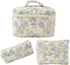 mlnshops Floral Cosmetic Bags Set - Makeup Organizer Default Title