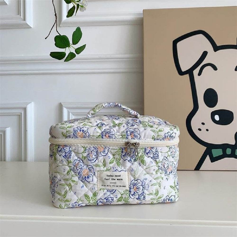 mlnshops Floral Cosmetic Bags Set - Makeup Organizer