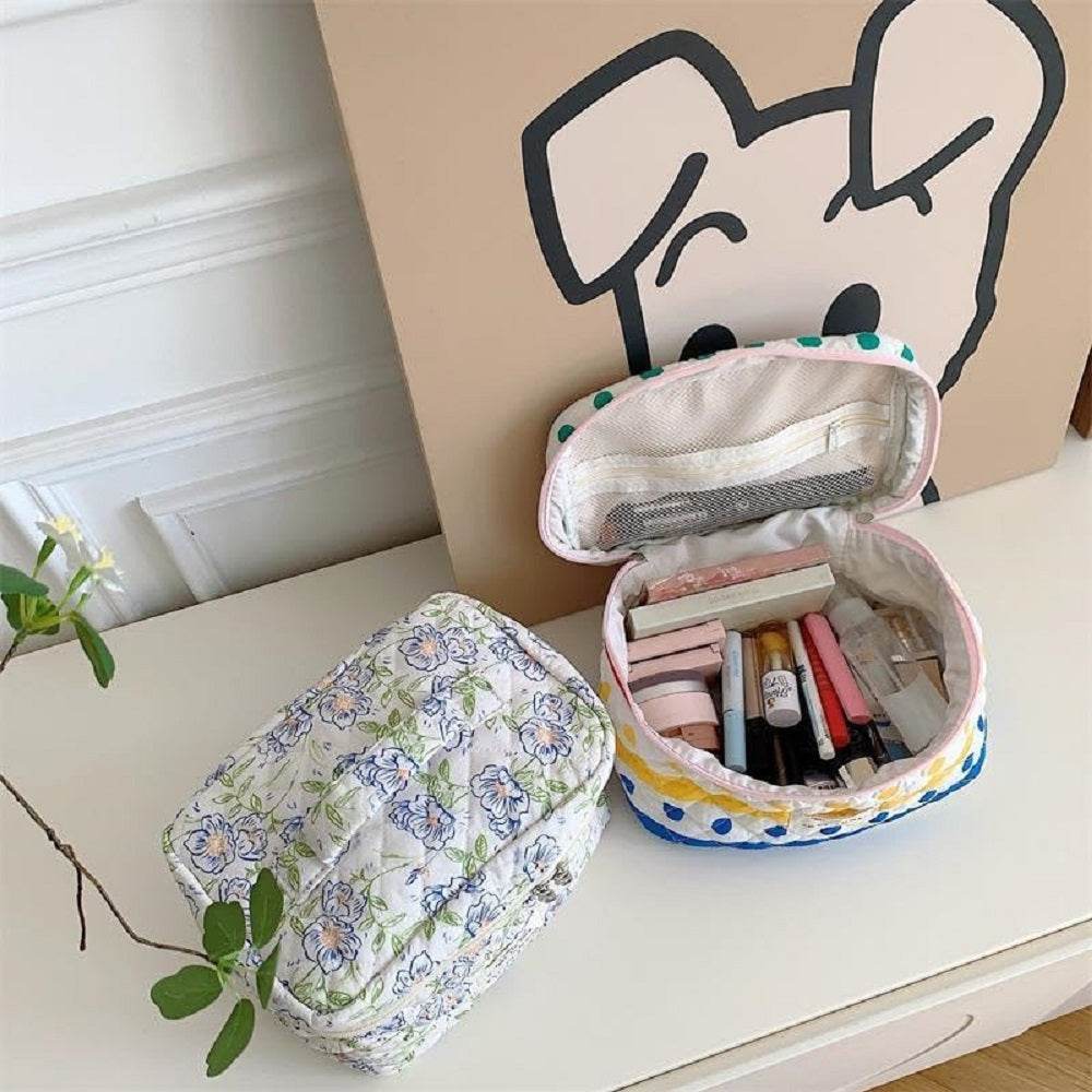 mlnshops Floral Cosmetic Bags Set - Makeup Organizer