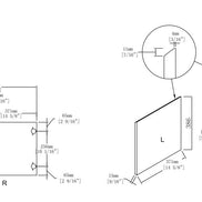 MLNshops Replacement Vanity Cabinet Door 30 Inch Panel