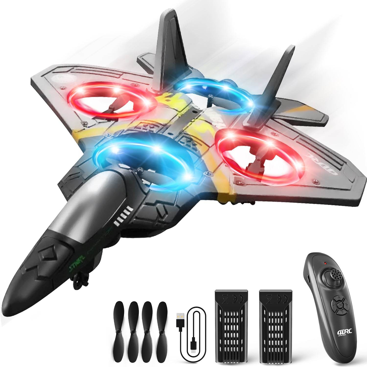 4DRC V17 Remote Foam RC Airplanes for Kids - Fun Flight Default Title