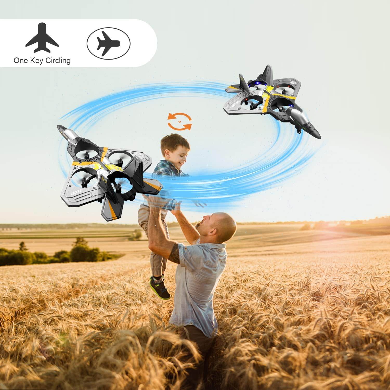4DRC V17 Remote Foam RC Airplanes for Kids - Fun Flight