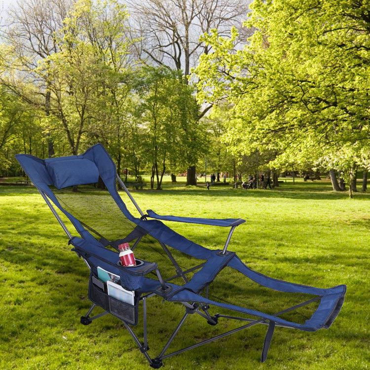 mlnshops Foldable Camping Chair Heavy Duty with Cup Holder