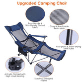 mlnshops Foldable Camping Chair Heavy Duty with Cup Holder