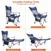 mlnshops Foldable Camping Chair Heavy Duty with Cup Holder