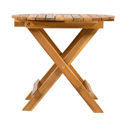 Foldable Outdoor Acacia Wood Side Table