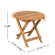 Foldable Outdoor Acacia Wood Side Table