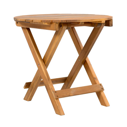 Foldable Outdoor Acacia Wood Side Table