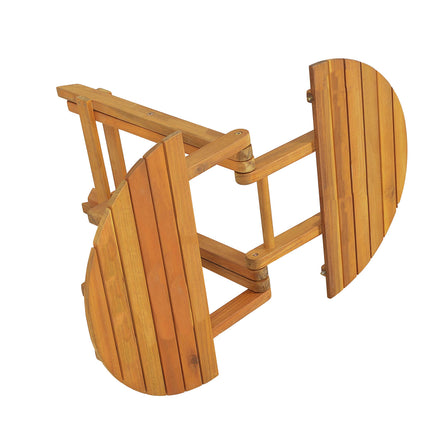 Foldable Outdoor Acacia Wood Side Table