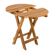 Foldable Outdoor Acacia Wood Side Table