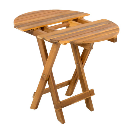 Foldable Outdoor Acacia Wood Side Table