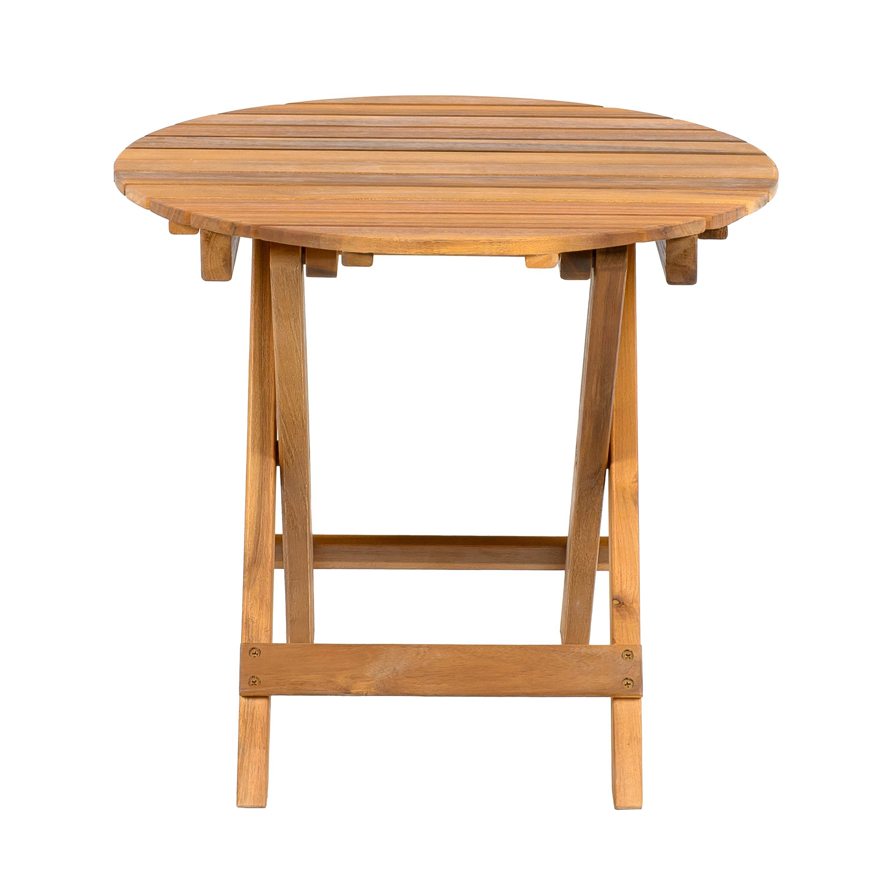 Foldable Outdoor Acacia Wood Side Table