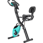MLNshops Folding Exercise Bike for Home with Backrest