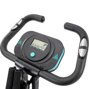 MLNshops Folding Exercise Bike for Home with Backrest