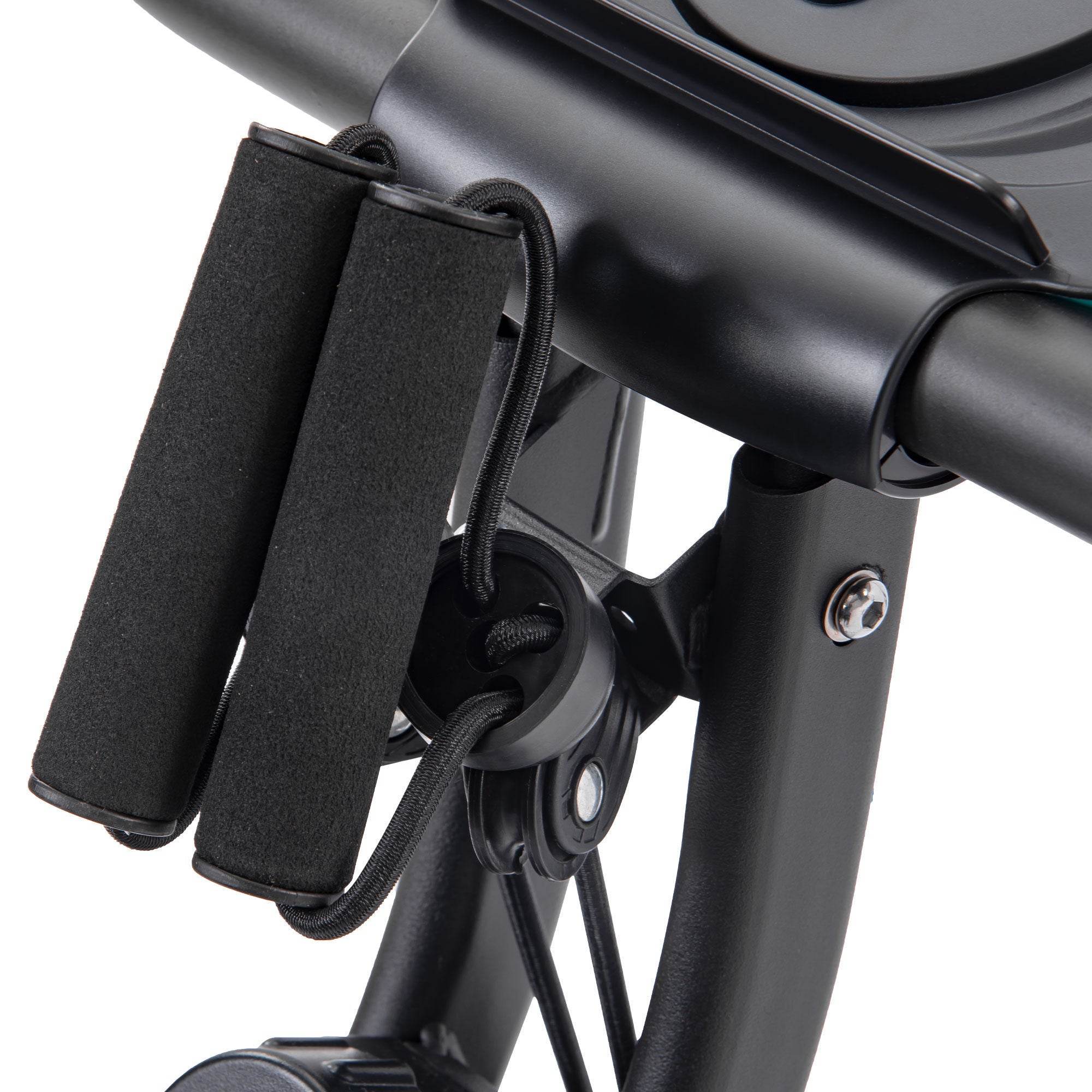 MLNshops Folding Exercise Bike for Home with Backrest