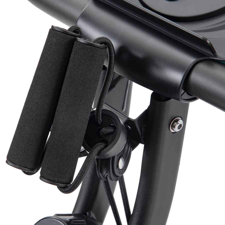 MLNshops Folding Exercise Bike for Home with Backrest