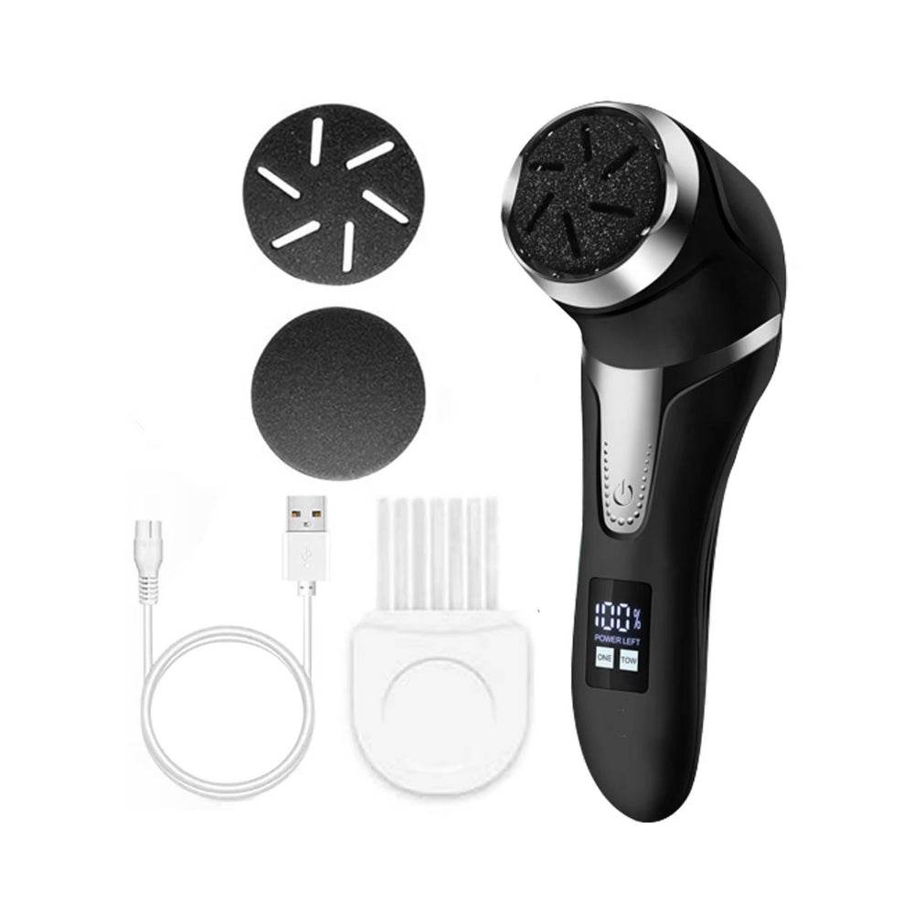 MLNshops Electric Pedicure Foot Grinder for Hard Skin Removal black