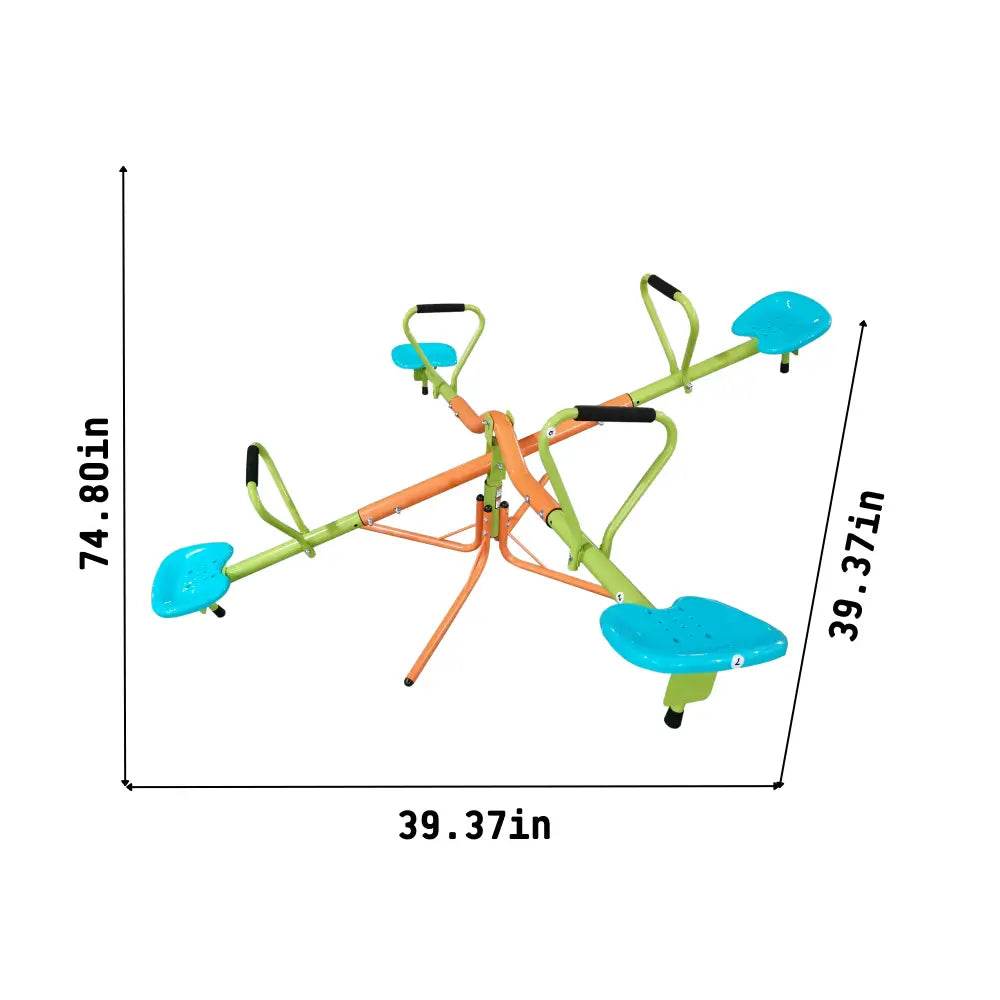 MLNshops Four Seats Playground Seesaw for Kids