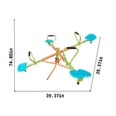 MLNshops Four Seats Playground Seesaw for Kids